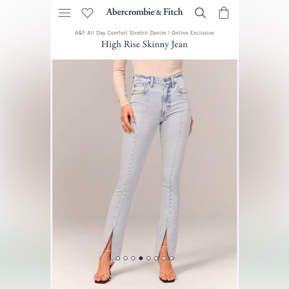 Abercrombie High Waist Skinny Jeans - Picture 2 of 3